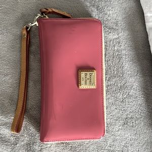 Used pink Dooney & Bourke wallet
